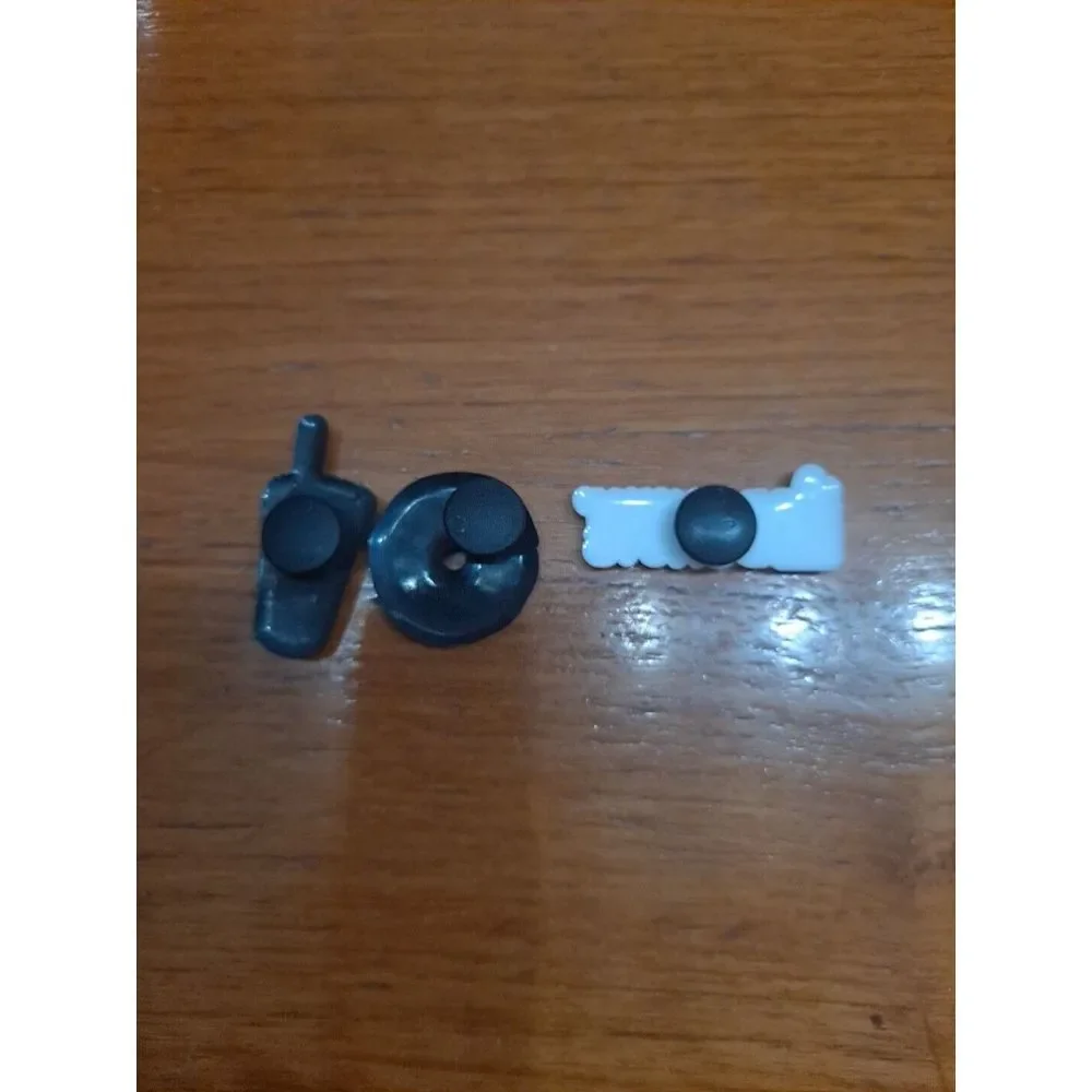 Lot Of 3 Dunkin Donuts Themed‎ Croc Charm Jibz Coffee Donut Signage